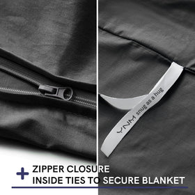 Durable zipper closure for easy removal and secure fit.