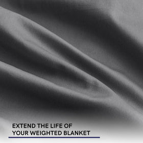 Protects weighted blanket from wear to extend its life.