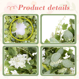 Grapevine detail on YNYLCHMX wreath emphasizes classic, sturdy craftsmanship