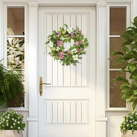YNYLCHMX versatile spring-summer wreath for parties and holidays.