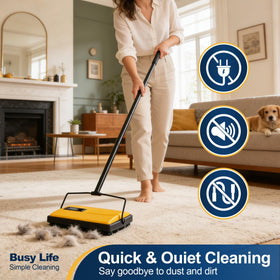 Yocada assembly with extra brush and rolling brush for thorough cleaning.