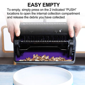 Yocada carpet sweeper fits compact spaces for easy storage