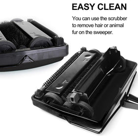 Yocada carpet sweeper operating without batteries for clean power