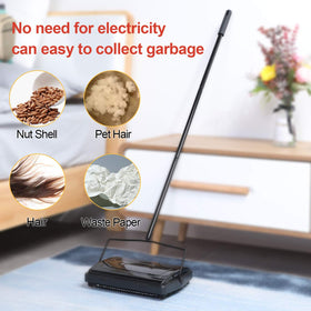 Yocada carpet sweeper ideal for quick touch-ups on rugs