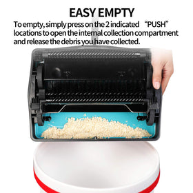 Yocada blue compact cleaner saves space and stores easily