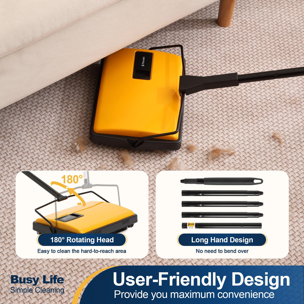 Yocada compact dimensions fit home storage and small spaces.