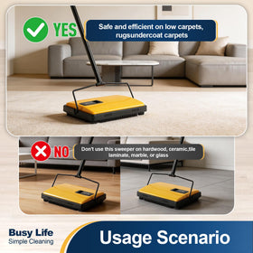 Yocada easy-empty dust compartment for simple disposal.