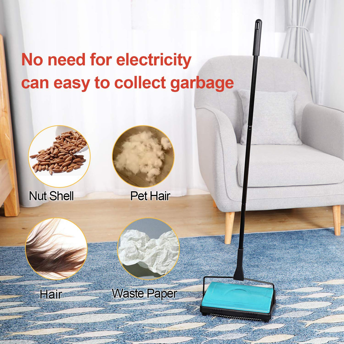 Yocada blue portable design for easy home cleaning