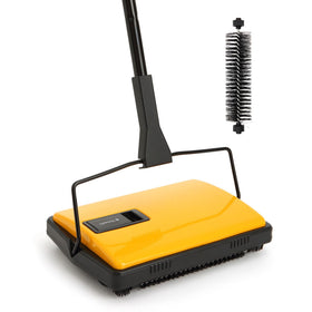 Yocada manual carpet sweeper unit ready for quick debris pickup on low-pile carpets.