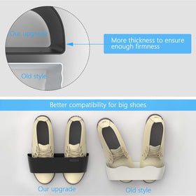 Yocice plastic construction provides durable storage for daily footwear.