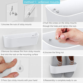 Yocice entryway organization with six slots suitable for various footwear