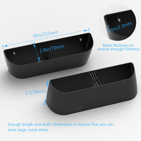 Yocice wall-mounted shoes rack 6-pack on door offers space-saving storage.