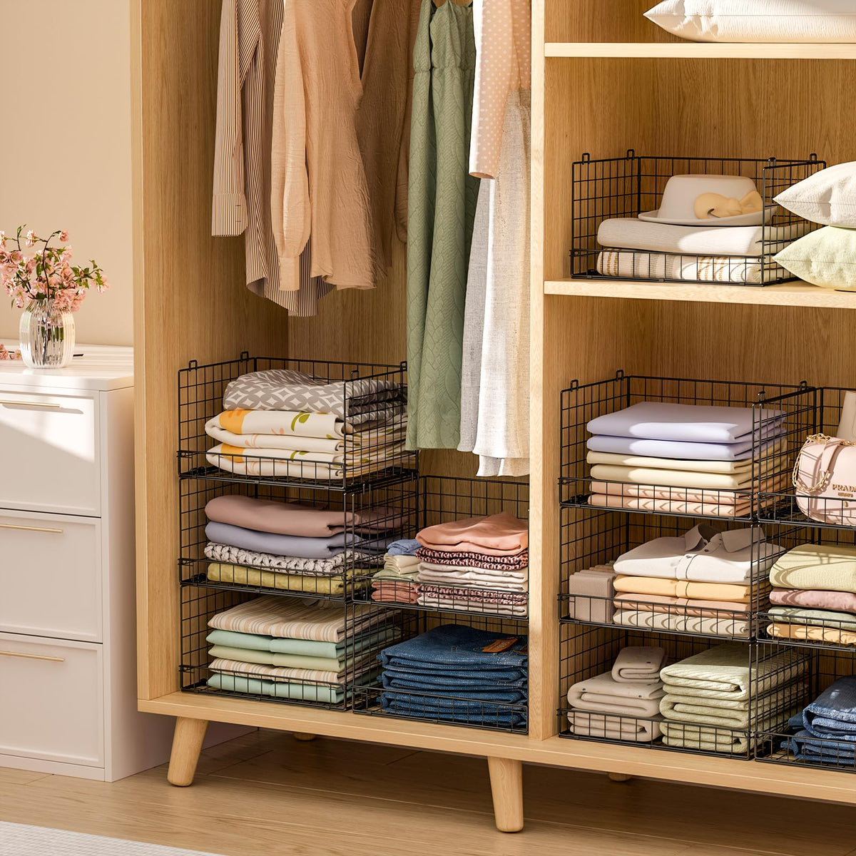 Yociyoga 5-tier with front-opening access for quick clothing retrieval.