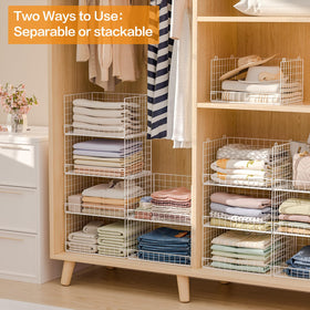 Yociyoga clear-view storage lets you spot items quickly.