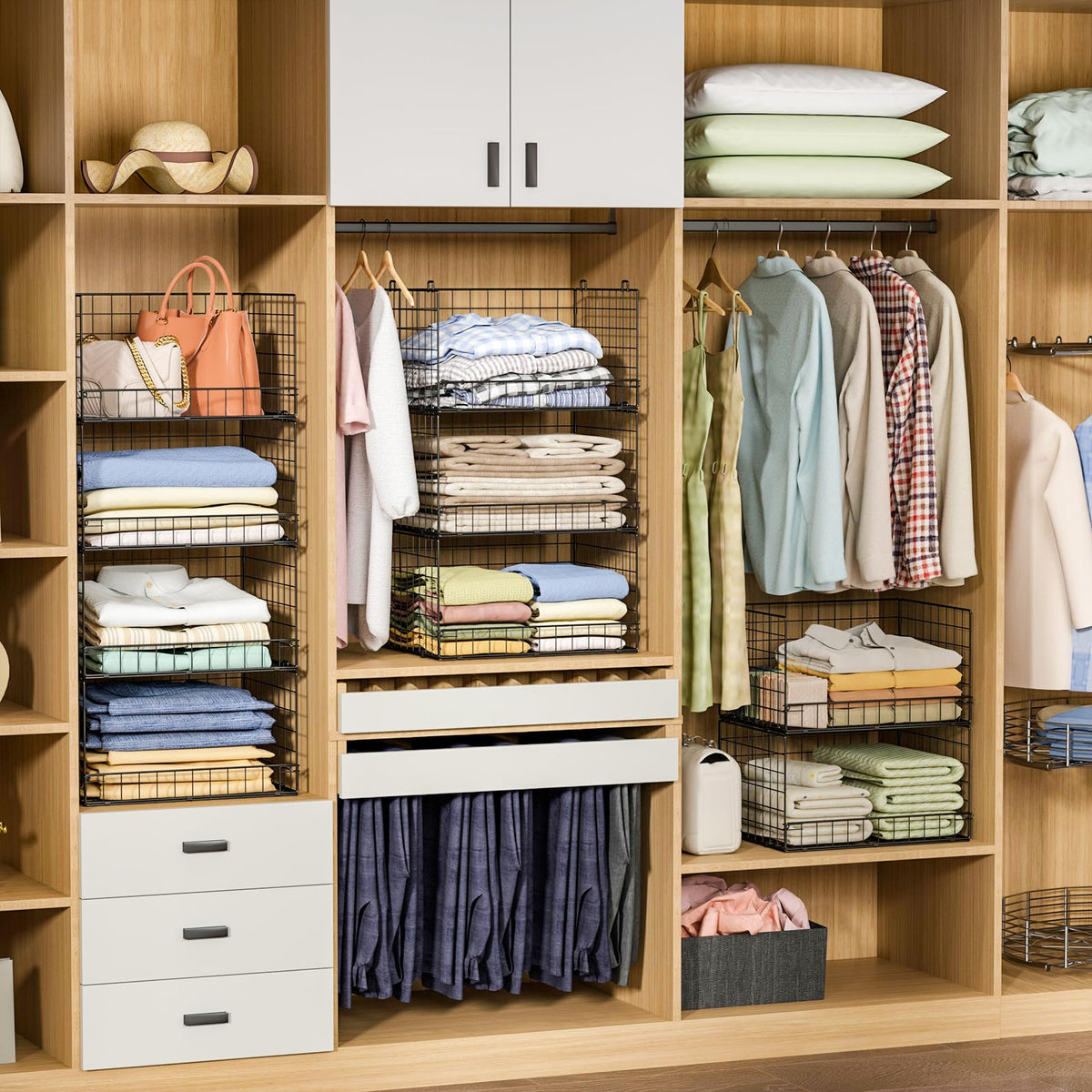 Yociyoga easy-assembly image demonstrates tool-free setup for quick organization.