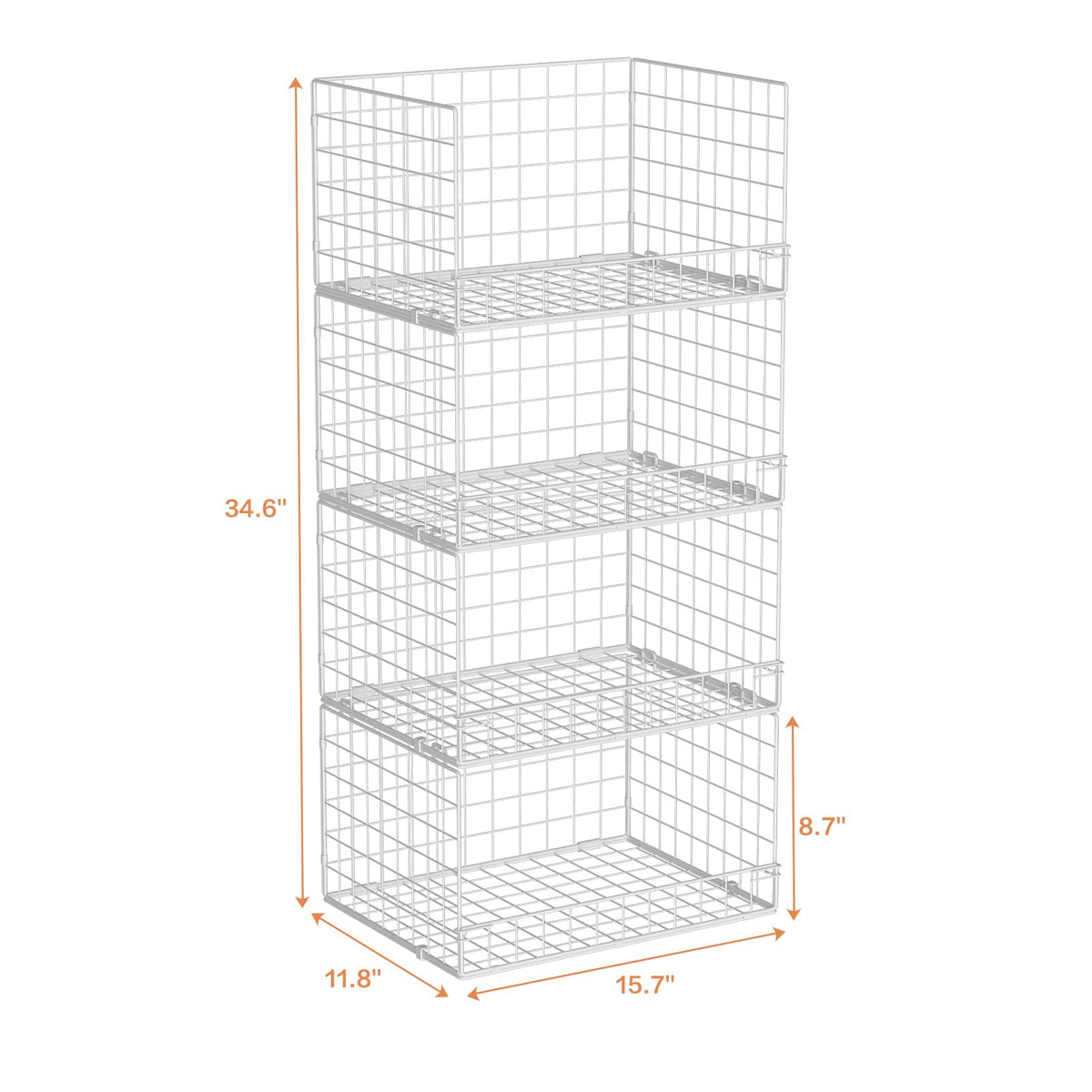 Yociyoga patent 30022416 closet shelf system for durable storage