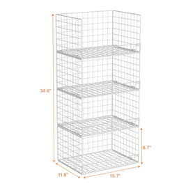 Yociyoga patent 30022416 closet shelf system for durable storage