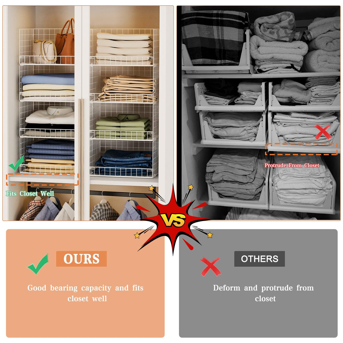 Yociyoga space-saving drawer organizer to reclaim floor space