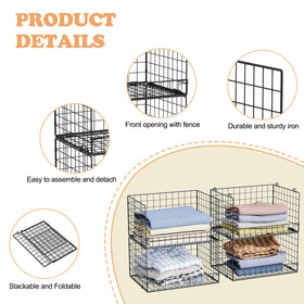 Yociyoga sturdy iron mesh keeps garments breathable and securely stored.