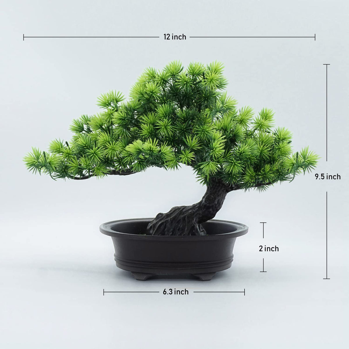 Yoerm living room bonsai adds calming greenery to seating areas.