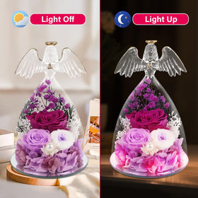 YOFIT warm-yellow LED light highlights the bloom and creates a soothing ambiance.