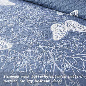 Queen size quilt measures 90 by 96 inches for generous coverage