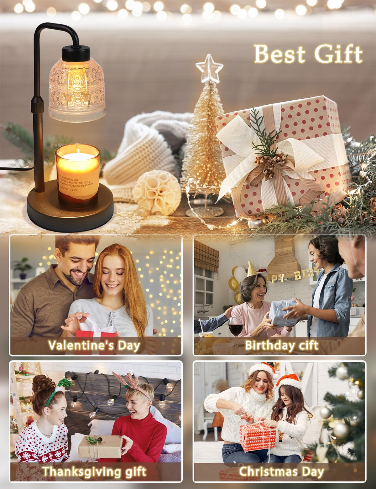 Yohonk gift-ready candle warmer packaging ideal for gifting