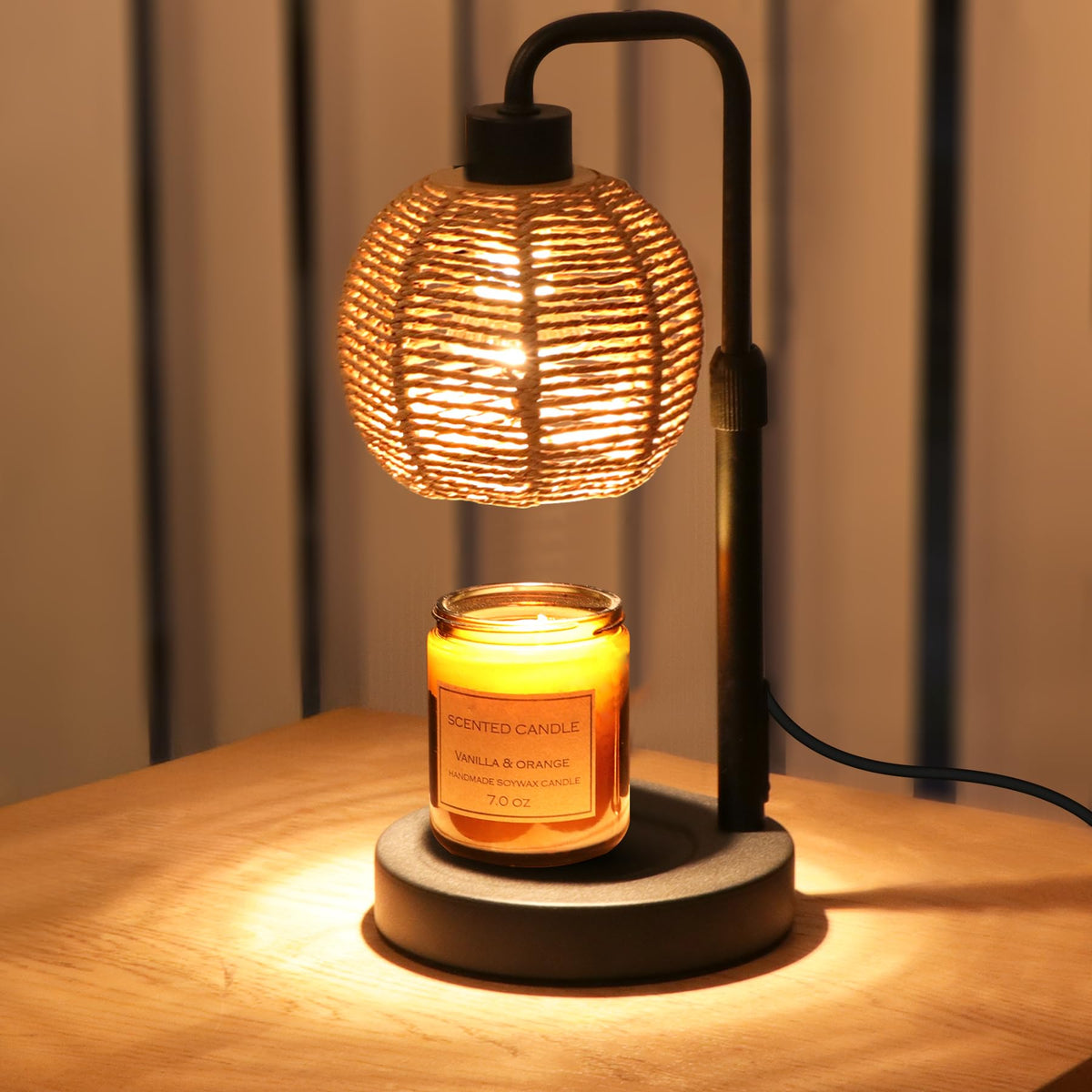 Yohonk candle-warming-lamp-timer-dimmable for safe, cozy ambience.