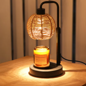 Yohonk candle-warming-lamp-timer-dimmable for safe, cozy ambience.