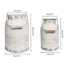 Yoillione milk jug vase small size fits compact spaces.