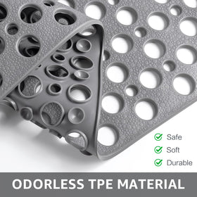 Yolife mat rolled for storage showing compact, easy cleanup after use