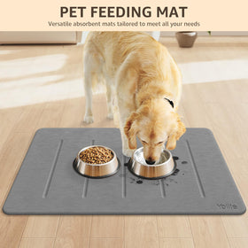 Yolife Versatile stone mat for bathroom, entryway, or pet area