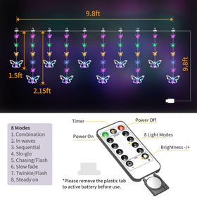 YOLIGHT remote control lets you dim and timer the lighting for mood shifts.