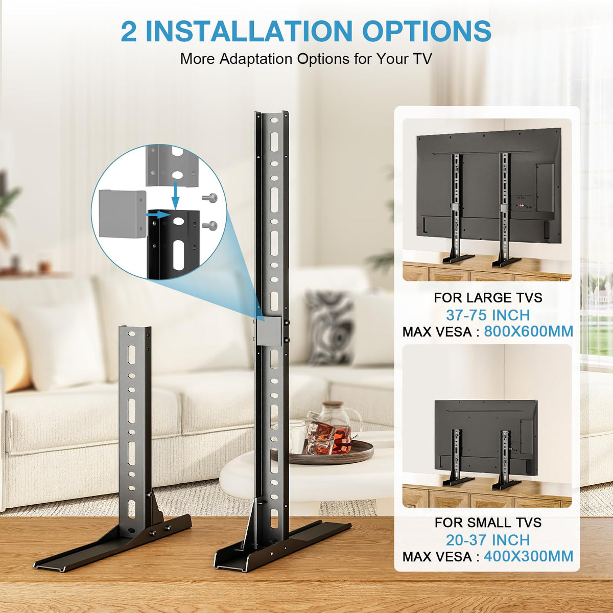 Compact footprint fits slim consoles with space for peripherals.