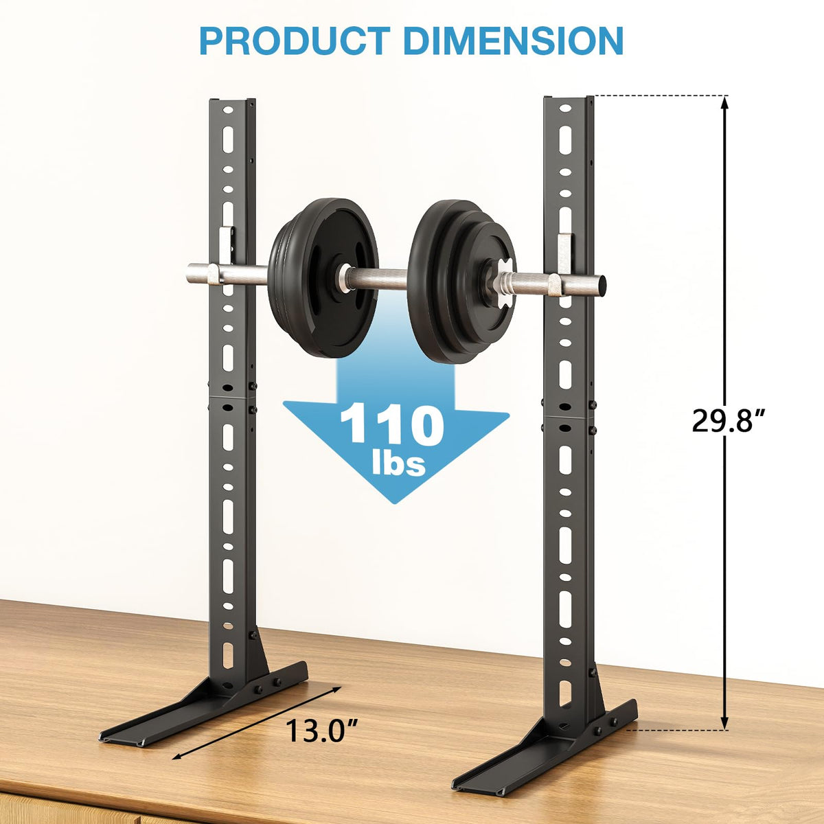 Height-adjustable legs enable ergonomic eye-level viewing.
