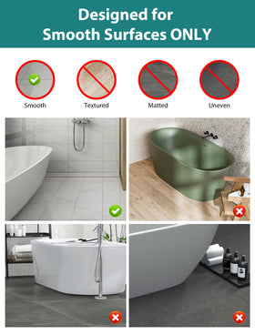 Yonala large shower area coverage fits bigger stalls while maintaining grip.
