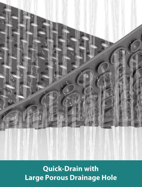 Yonala machine washable shower mat ready for an easy refresh.