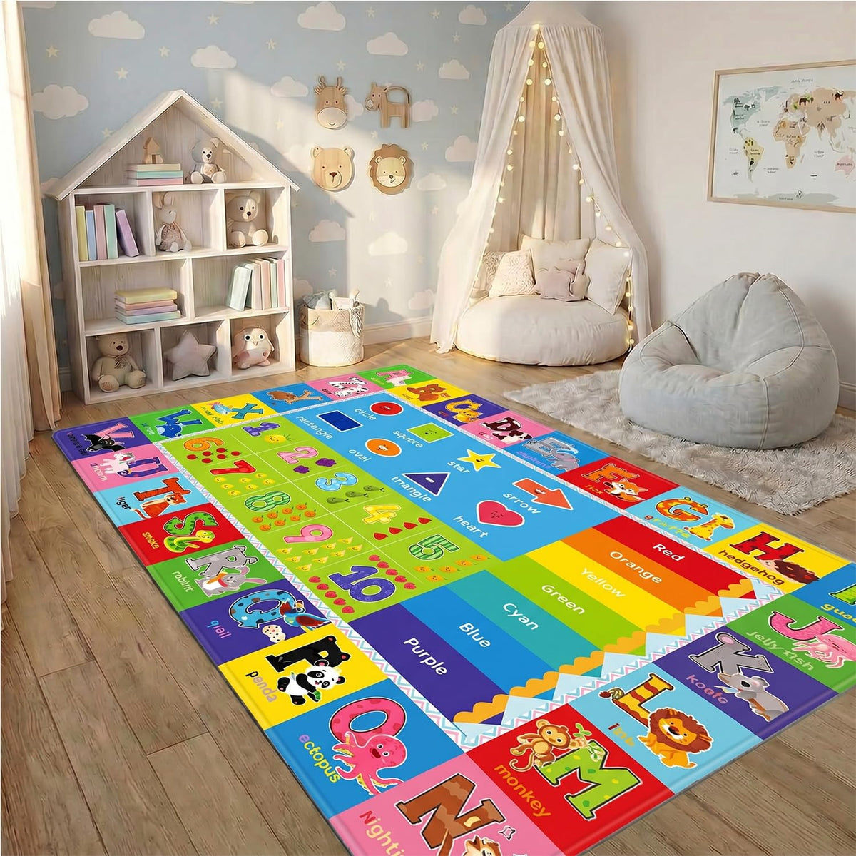 Yongjoy educational mat suited for classrooms and home learning spaces.