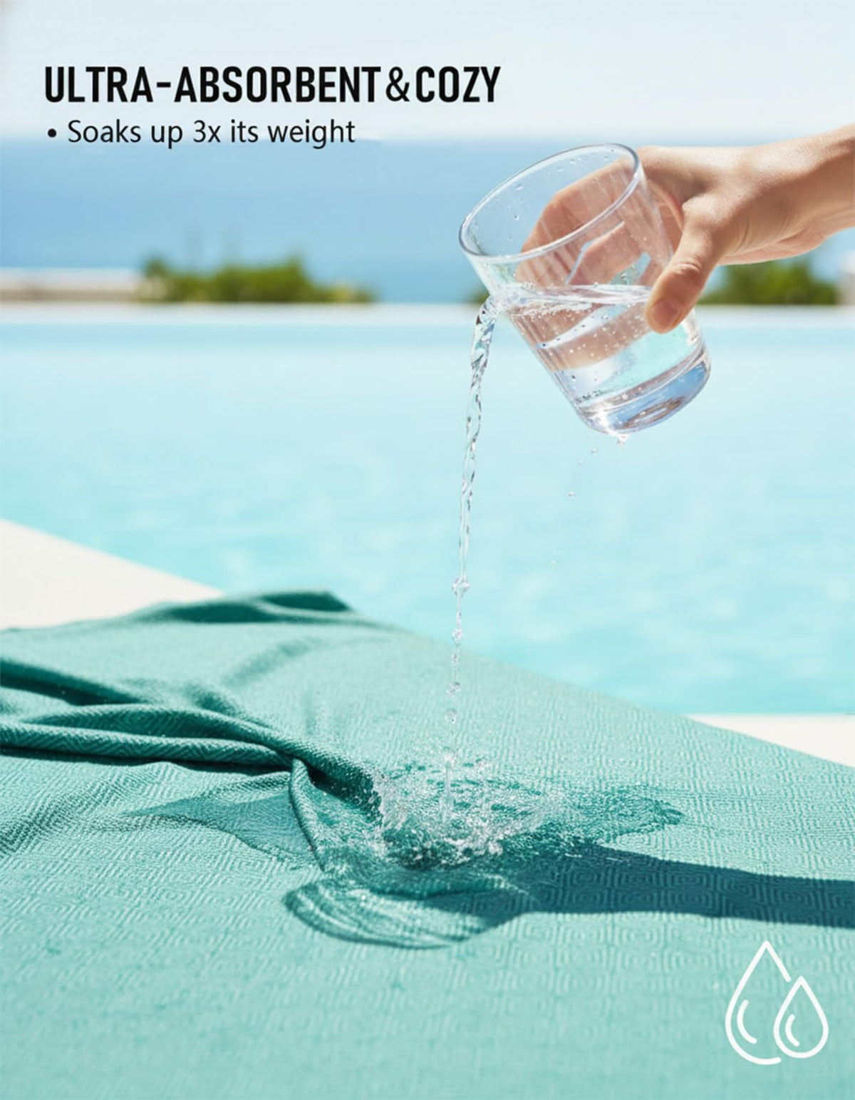 Yongoes non-fading, non-pilling Turkish cotton blanket maintains color and softness after use.