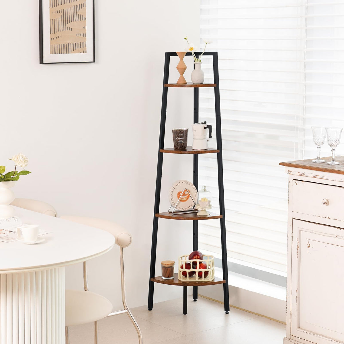 Yoobure bottom shelf supports up to 30 pounds with others at 22 pounds.