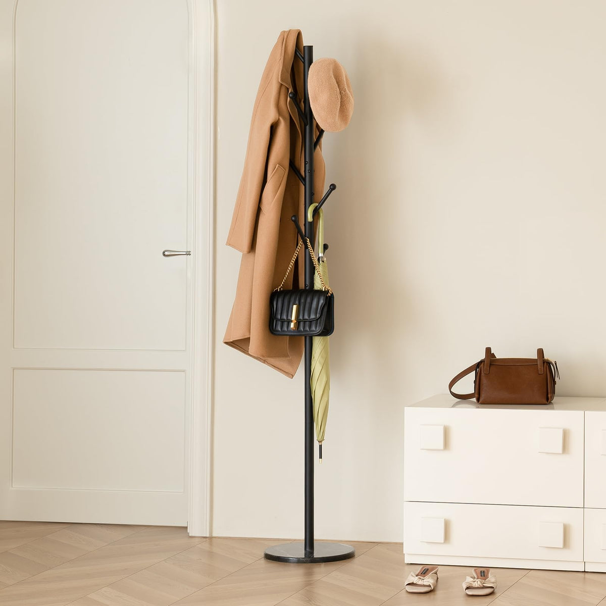Yoobure Coat Rack eight hooks organized jackets hats and bags