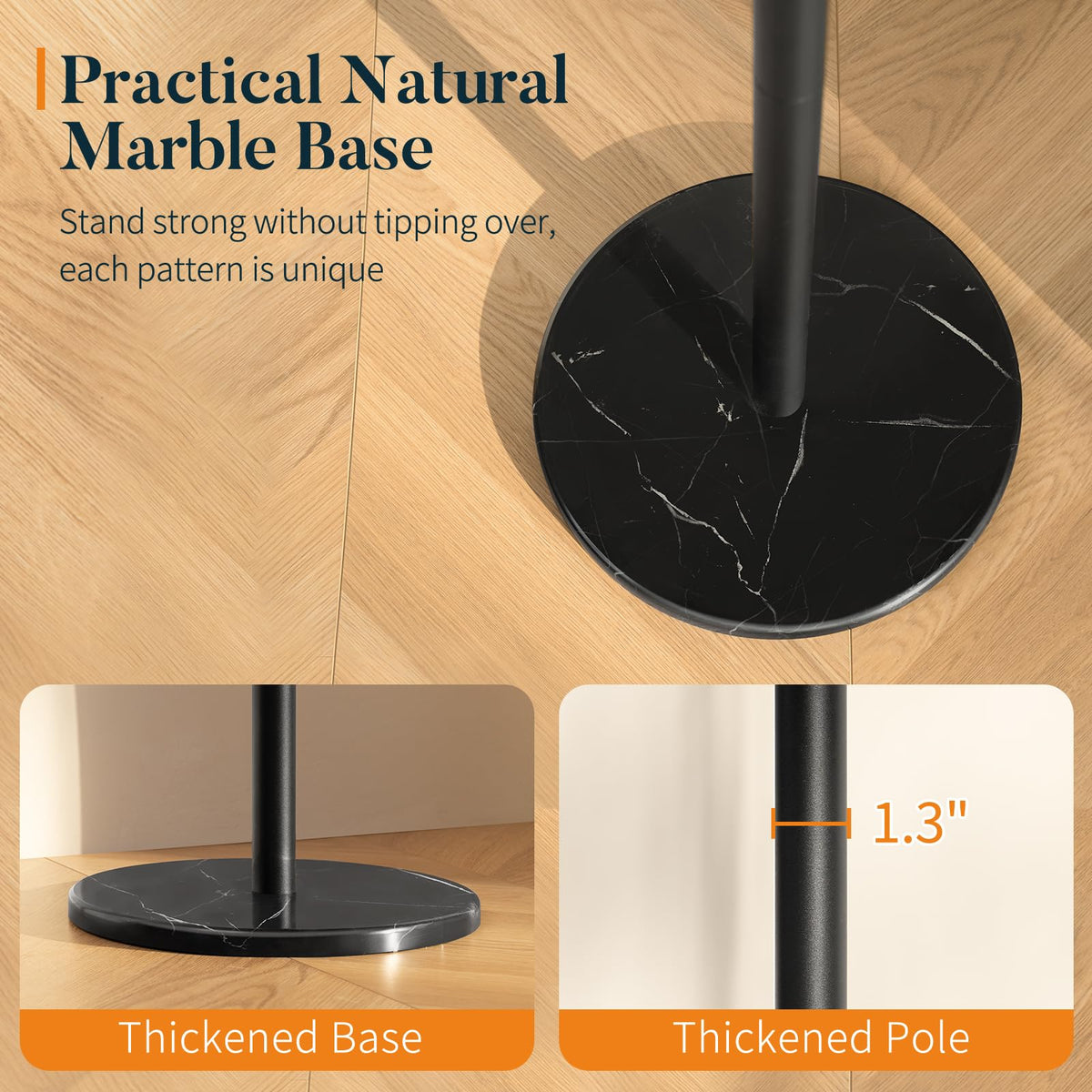 Yoobure Coat Rack heavy-duty stand provides durable daily storage