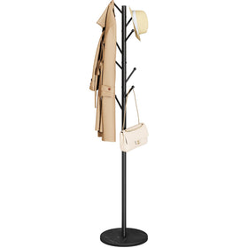 Yoobure Coat Rack with marble base for stable entryway storage and style