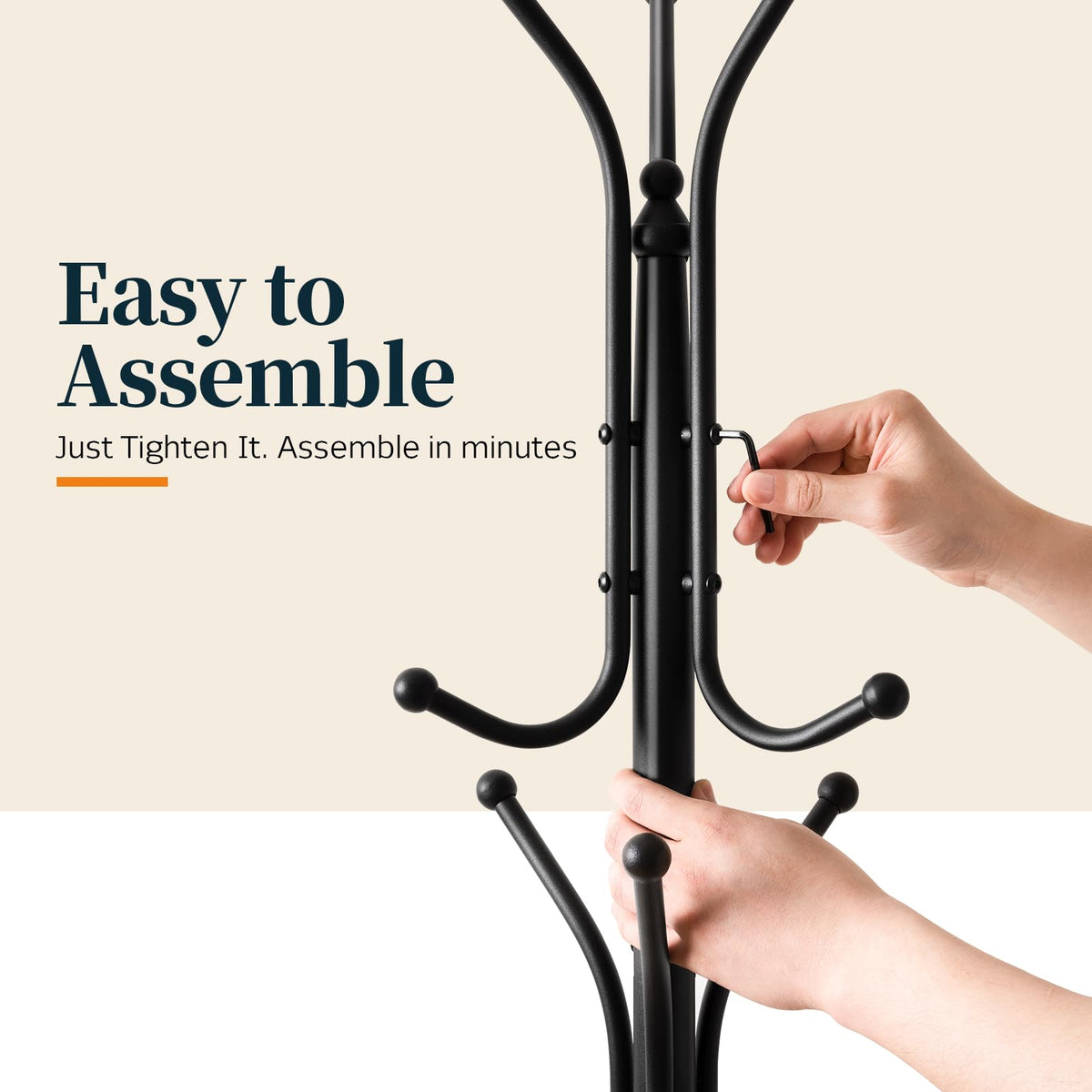 Yoobure versatile coat rack used for coats hats bags and accessories