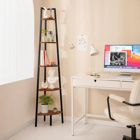 Yoobure corner shelf bottom storage demonstrates practical organization and stability.