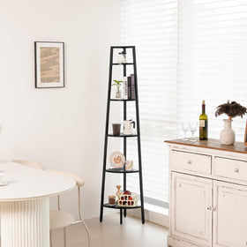 Yoobure corner shelf bottom support improves stability for heavy items.