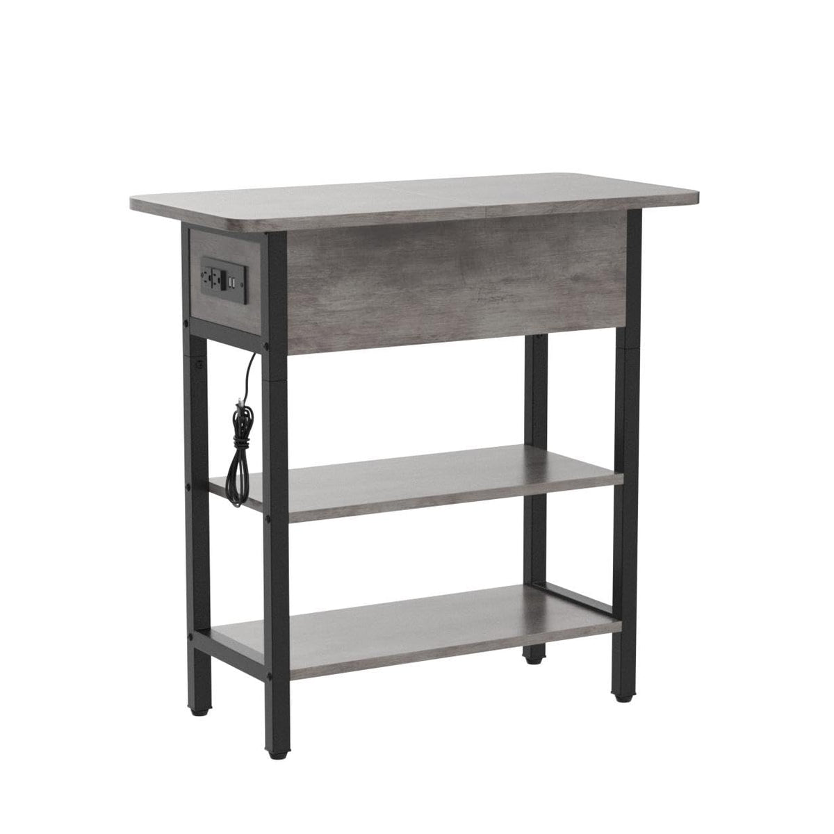 Yoobure end table left side outlets designed for safe access
