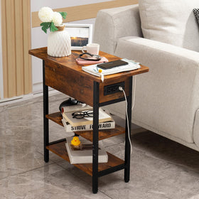 Yoobure slim end table narrow design fits tight spaces