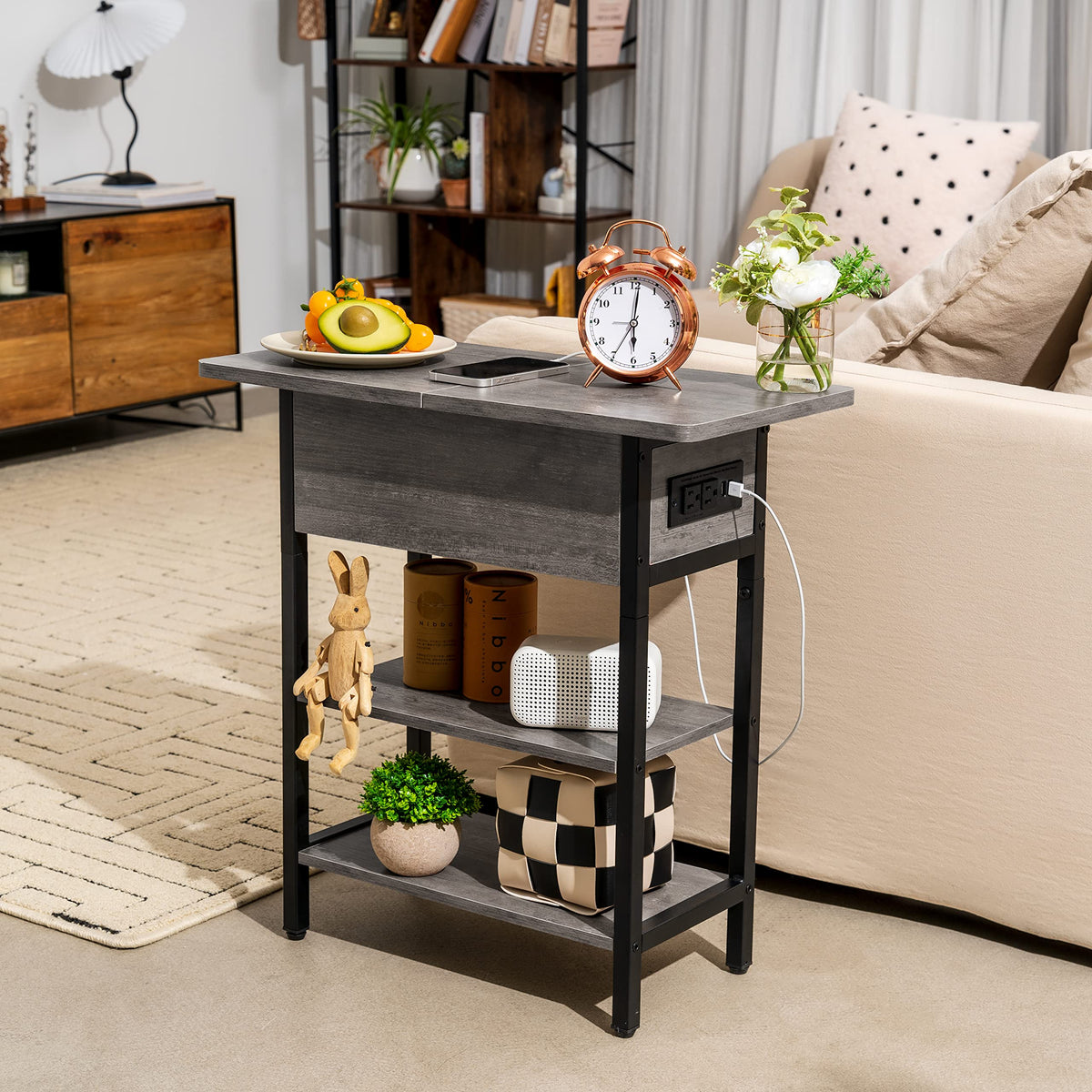 Yoobure end table rounded corners for safer family use