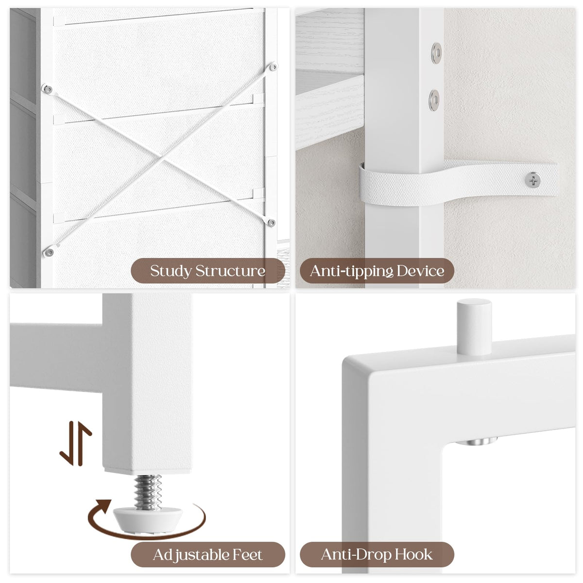 Yoobure hanging rack with reversible design adapts to left or right orientation.